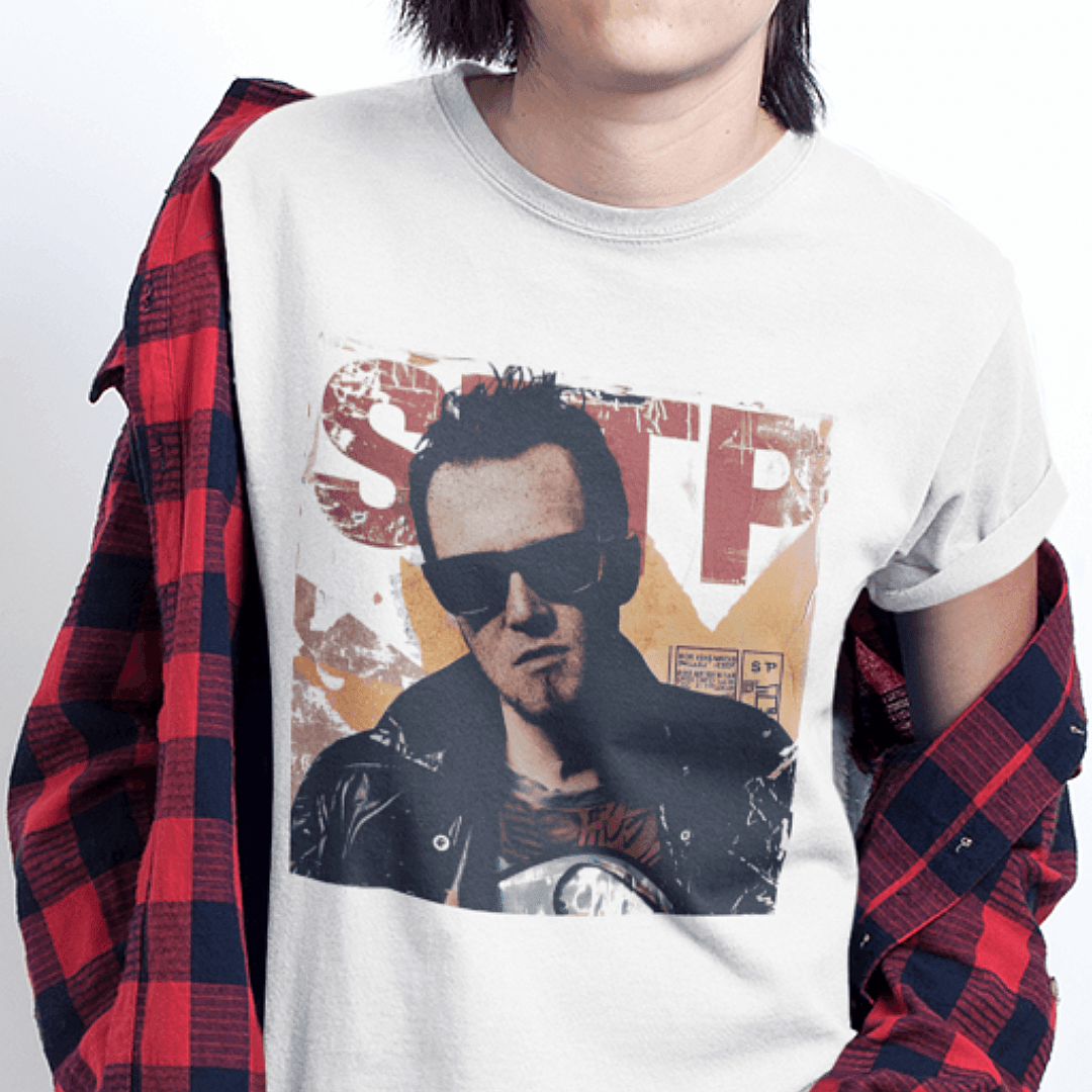 Stone Temple Pilots Scott Weiland Grunge Tee - Text Tease