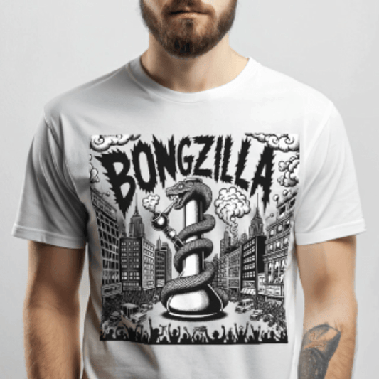 Bongzilla Stoner Doom Artwork Tee - Text Tease